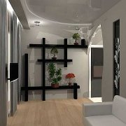 Befestigen Sie die Blumenregale an der Wand