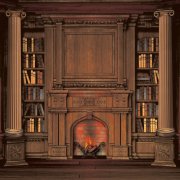 Scegli un murale per camino per i tuoi interni