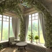 Terminando a varanda por dentro e por fora