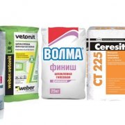 Kitte für Wände und Decken - wählen Sie mit Bedacht aus