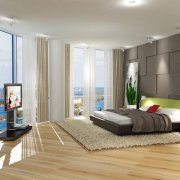 Decoração moderna de moradias em banda