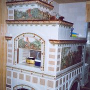 Πώς μπορώ να τελειώσω τον τοίχο από τούβλα του φούρνου έτσι ώστε όλα να είναι ασφαλή και αρμονικά