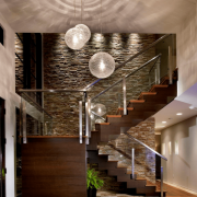 Design mit Blick auf Stein natürlich und dekorativ