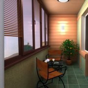 Πρόσοψη εξωτερικού και εσωτερικού μπαλκονιού