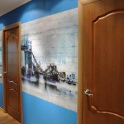 Τοιχογραφία στον διάδρομο: κάντε μια επιλογή