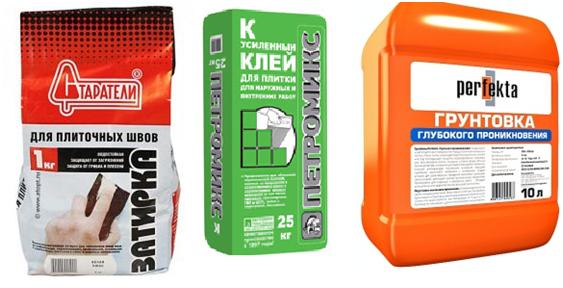 Свързани материали за плочки Свързани материали за плочки