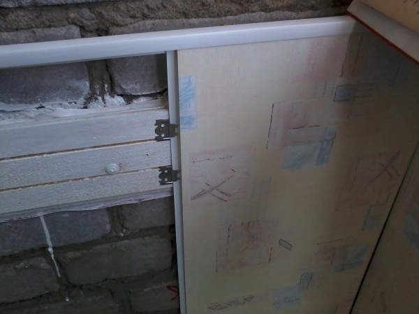 Instalação de painéis de plástico