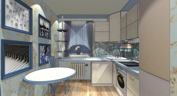 Design a small kitchen Design a small kitchen