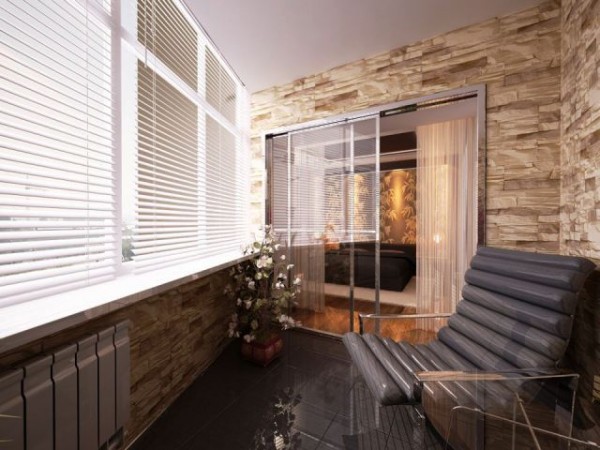 Διακόσμηση της βεράντας με διακοσμητική πέτρα