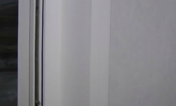 F - profilo sulla pendenza della finestra