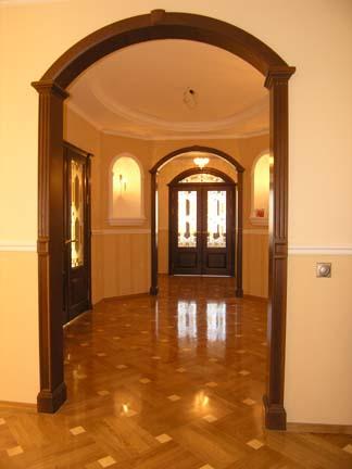 Заоблените отвори отразяват целостта на апартамента Заоблените отвори отразяват целостта на апартамента