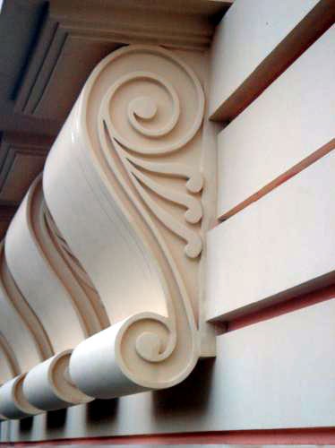 Монолитен елемент на фасадната украса Монолитен елемент на фасадната украса