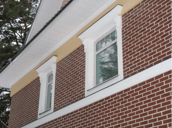 Фасада, облицована с клинкер Фасада, облицована с клинкер