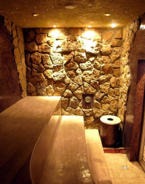 Stone in the bath Stone in the bath