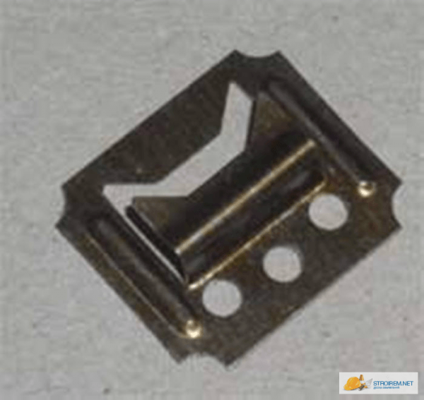 Ahşap panelleri sabitlemek için Kleimer