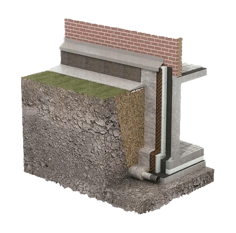 Външна изолация, довършване на мазето на къщата Външна изолация, довършване на мазето на къщата