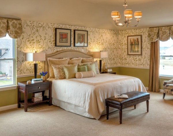 Painel e papel de parede pintados