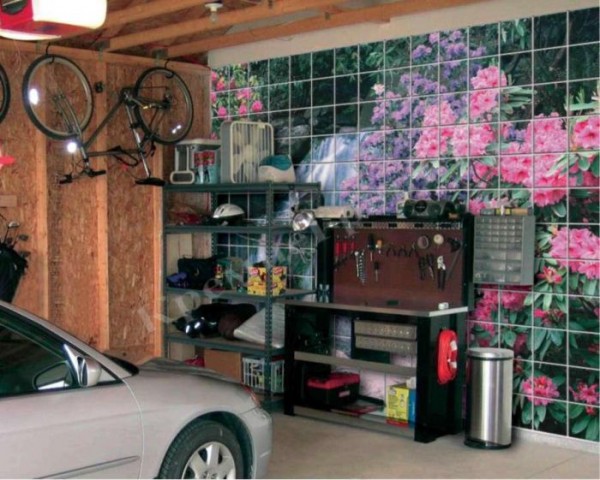 Decorazione della parete del garage