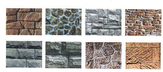 Dekorationsstein aus farbigem Beton Dekorationsstein aus farbigem Beton