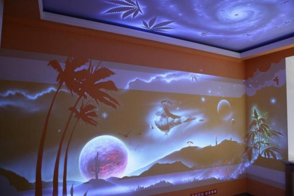 Fluoreszierende Farbe