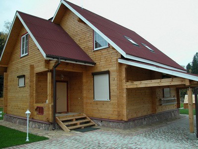 How to finish a wooden house How to finish a wooden house