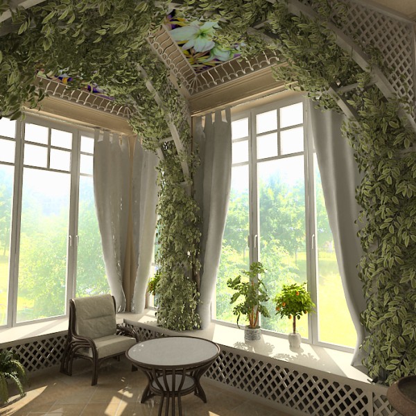 Décoration véranda: décoration de style Décoration véranda: décoration de style