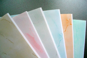 Grand choix de panneaux à lattes en PVC Grand choix de panneaux à lattes en PVC