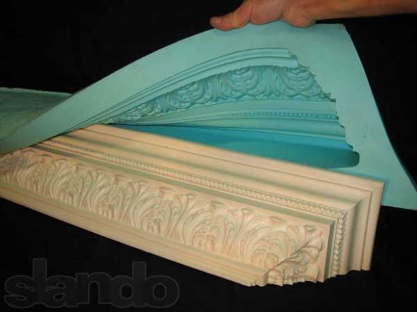 Hand made plaster baguette Hand made plaster baguette