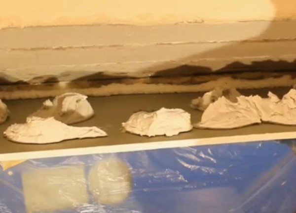 Montage du haut de la pente à coller