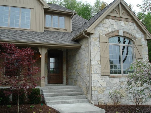 Decoração de fachada com ardósia Decoração de fachada com ardósia