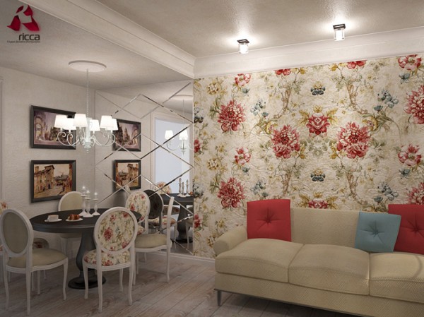 Decorazione murale di stoffa