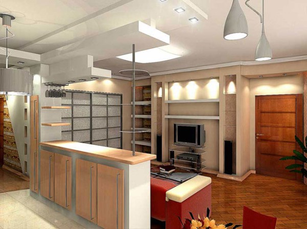 Layout e design de salas com drywall