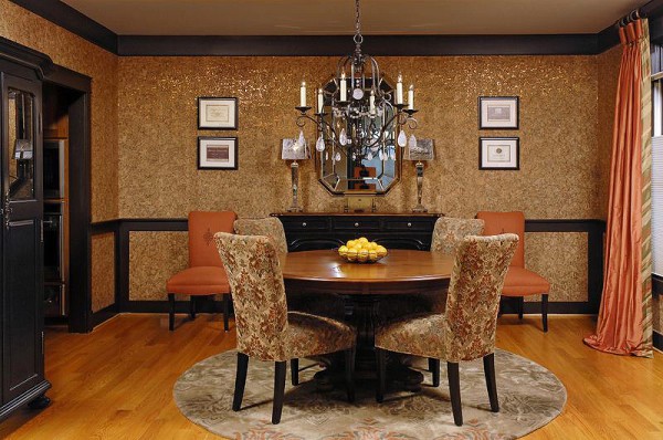 Cortiça no design da sala de estar