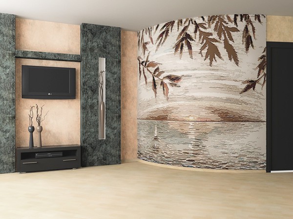 Handbemalt auf Sperrholzbasis