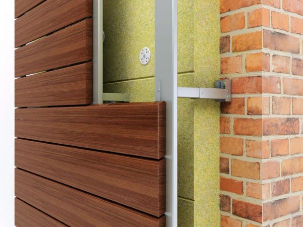 Esquema de fachada ventilada com prancha Esquema de fachada ventilada com prancha