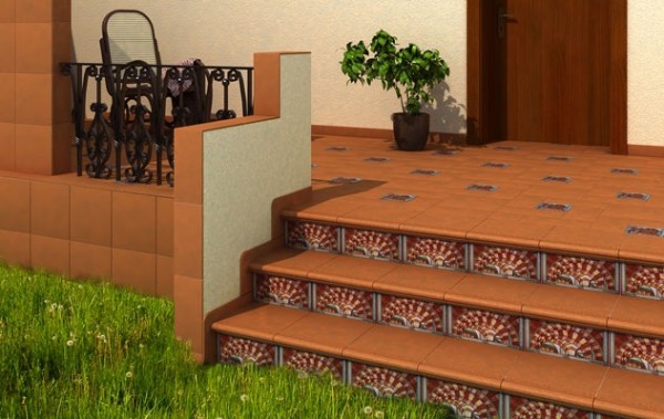 Exemplo de acabamento em porcelana