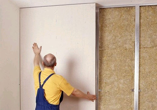 Aislamiento de paneles de yeso y revestimiento de paredes Aislamiento de paneles de yeso y revestimiento de paredes