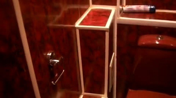 PVC panels for finishing the toilet PVC panels for finishing the toilet