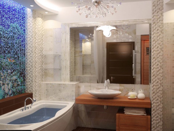 Luftblasen für Badezimmerverkleidungen