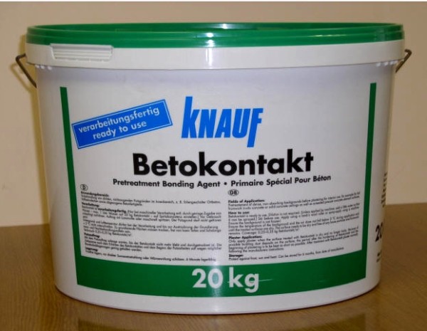 Duvarlar için macun astarı Beton teması hemen hemen tüm yapı karışımı üreticileri tarafından üretilir