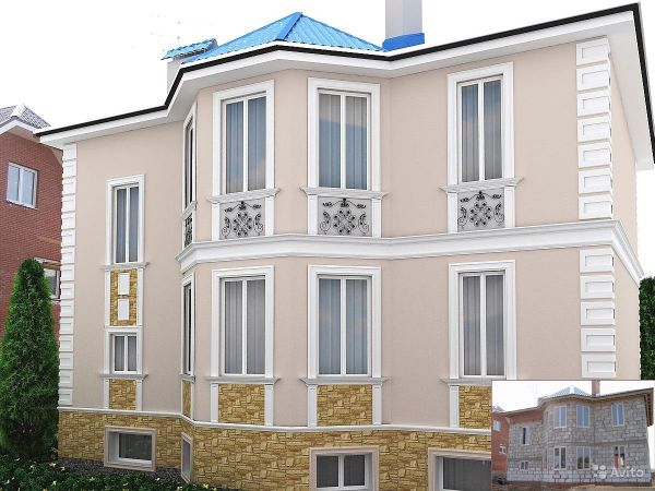 Διακόσμηση ζωνών παραθύρων με τεχνική sgraffito