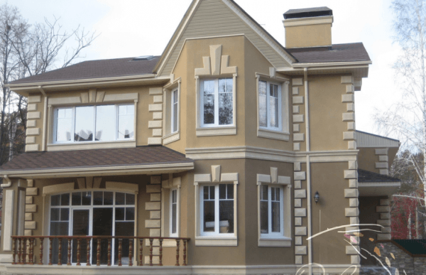 Στόκος λεπτού επιπέδου σε σχεδιασμό ιδιωτικής κατοικίας