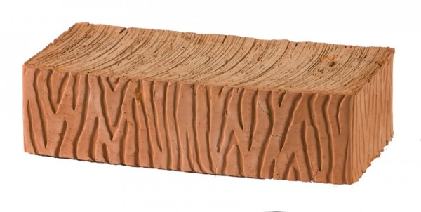 Συνηθισμένο τούβλο με ανάγλυφο στα πρόθυρα