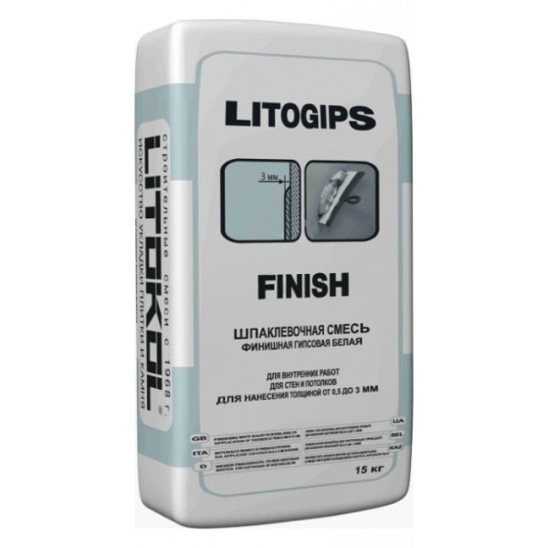 الانتهاء من مزيج الجص