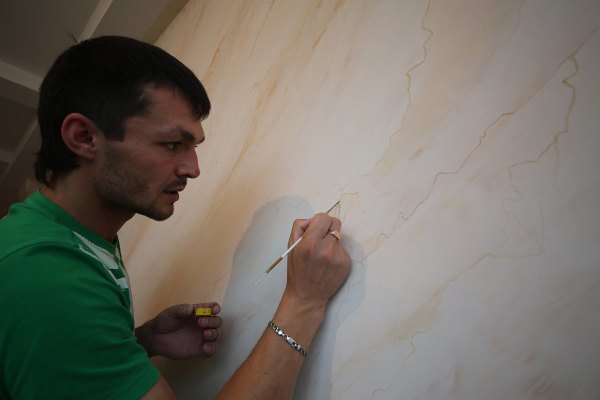 رسم عروق الرخام