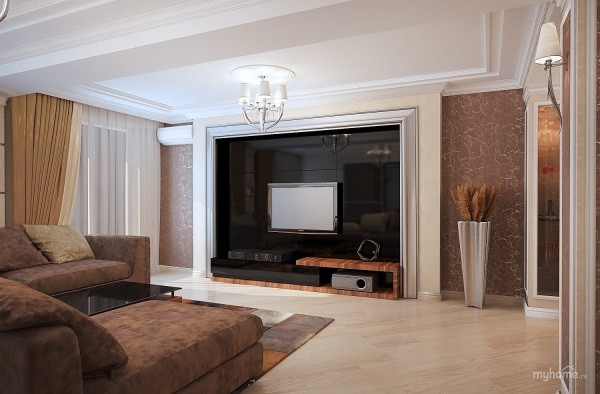 الجص مع تأثير Craquelure