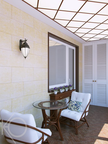 Πλάκες από πέτρα στο σχεδιασμό του χαγιάτι