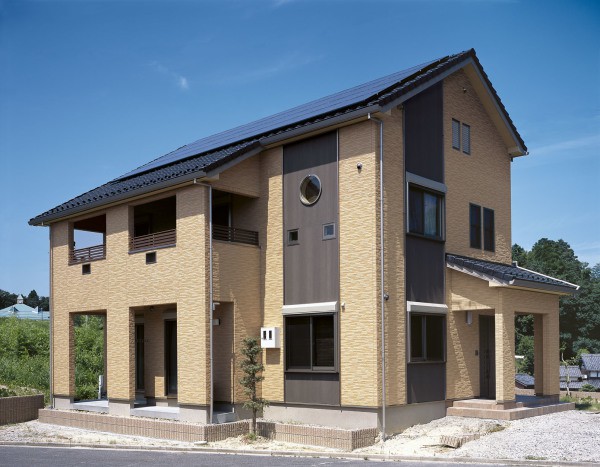 Design der Fassadenverkleidung aus Keramik