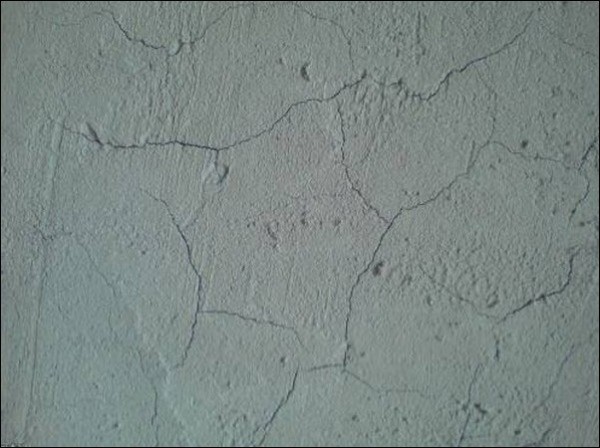 Fissures minérales en plâtre Fissures minérales en plâtre