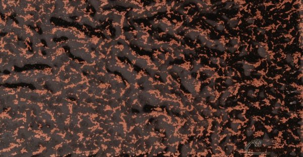 Textur der Polymerfarbe bei näherer Betrachtung